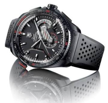 Tag Heuer Calibre 36 Siyah Silikon Saat Kordonu