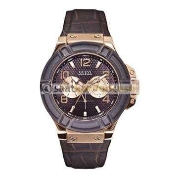 Guess w0040g3 Uyumlu Kahverenk Deri Kordon