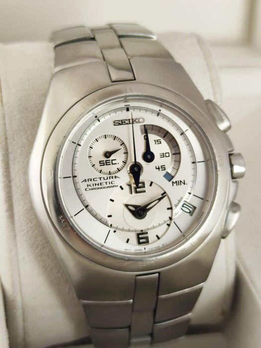 Seiko Arctura Kinetic SNL0032 El Yapımı Deri Saat Kordonu
