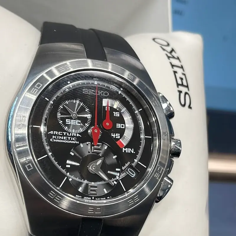 Seiko Arctura Kinetic SNL0032 El Yapımı Deri Saat Kordonu