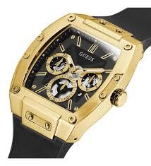 Guess GUGW0202G1 Siyah Silikon Saat Kordonu