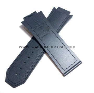 Hublot King Power f1 Siyah Silikon Saat Kordonu