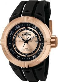 invicta i Force 0838 Uyumlu Siyah Silikon Saat Kordonu