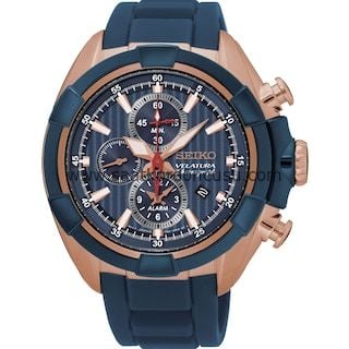 Seiko Velatura snaf62p Mavi Silikon Kordon