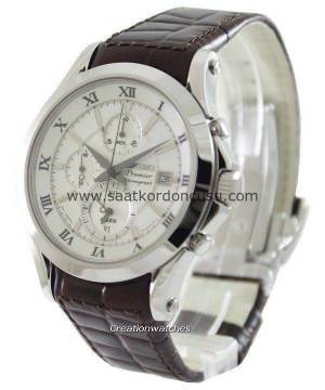 Seiko Premier snaf21p1 Uyumlu Kahverenk Deri Saat Kordonu