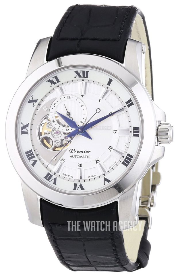 Seiko Premier ssa213j2 Uyumlu Siyah Deri Saat Kordonu