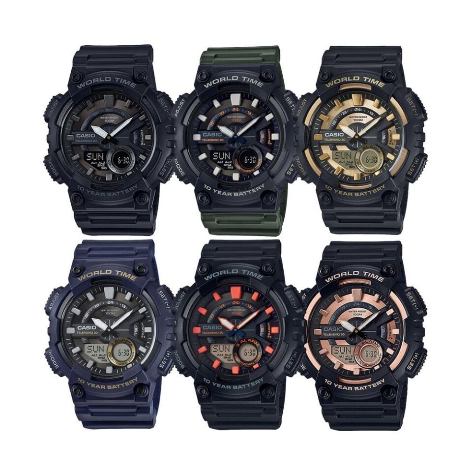 Casio w 735h w 736h AEQ 110W Uyumlu Silikon Kordon