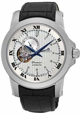 Seiko Premier ssa275j2 Uyumlu Siyah Deri Saat Kordonu