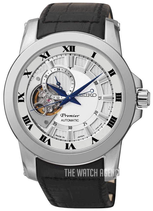 Seiko Premier ssa245j9 Uyumlu Siyah Deri Saat Kordonu
