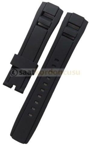 Seiko Velatura srh024p1 Siyah Silikon Kordon