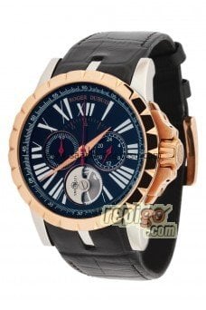 Roger Dubuis Excalibur Siyah Deri Kordon