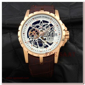 Roger Dubuis Excalibur Kahverenk Deri Kordon