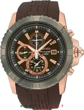Seiko snae16p Lord Modeli Kahverenk Silikon Kordon