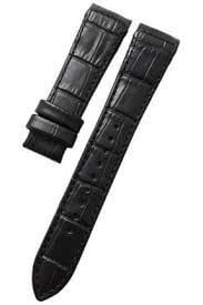 Seiko Premier SNQ153P Uyumlu Siyah Deri Saat Kordonu