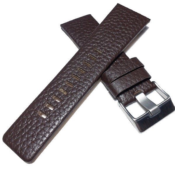 Diesel dz1544 Kahverenk Deri Saat Kordonu