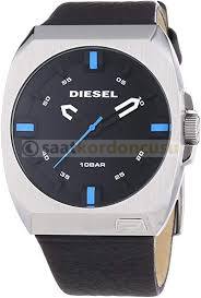Diesel dz1545 Siyah Deri Saat Kordonu