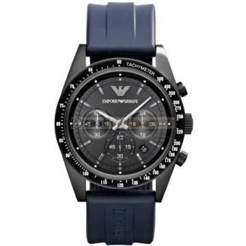 Emporio Armani AR6113 Uyumlu Mavi Silikon Kordon