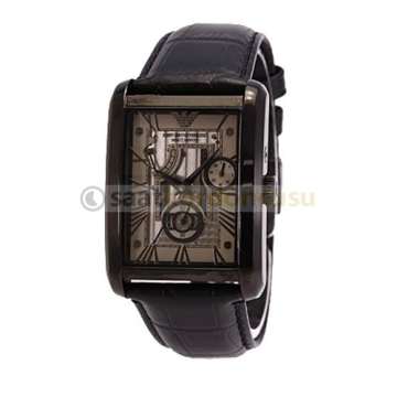 Emporio Armani ar4244 Uyumlu Siyah Deri Kordon