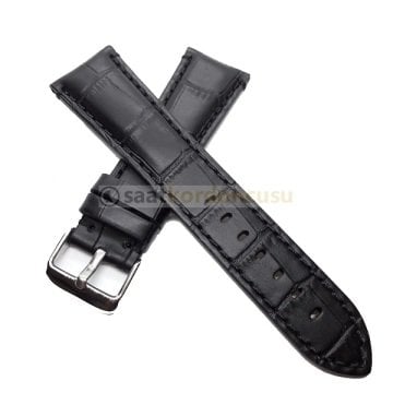 Emporio Armani ar4244 Uyumlu Siyah Deri Kordon
