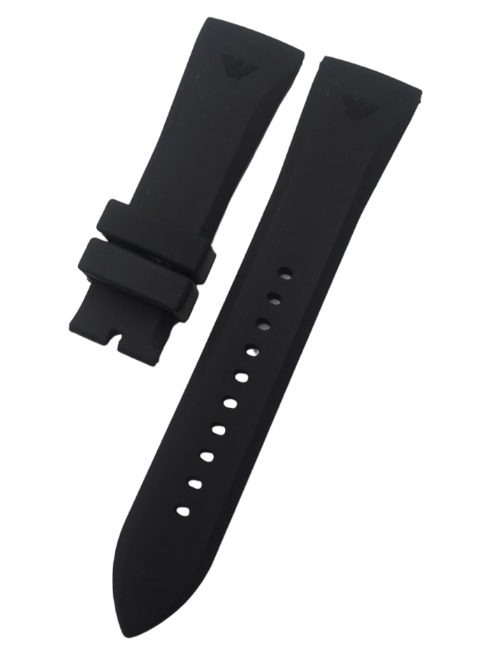 Emporio Armani ar0335 Uyumlu Siyah Silikon Kordon
