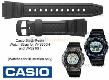 Casio w s200H Orjinal Silikon Kordon