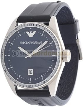 Emporio Armani AR0687 Uyumlu Siyah Silikon Kordon