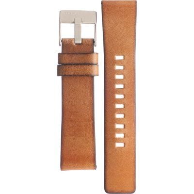 Diesel dz1611 Uyumlu Kahverenk Deri Saat Kordonu