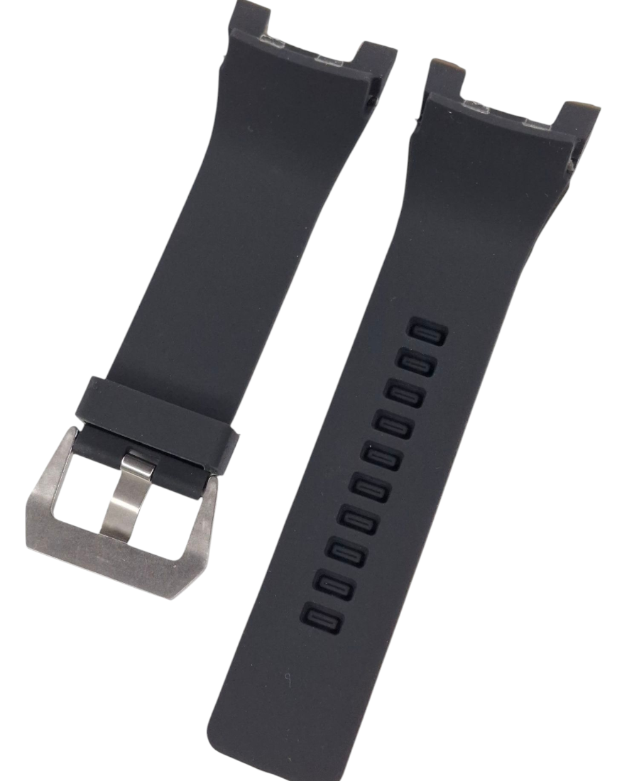 Diesel Dz1215 Siyah Renkte Silikon Saat Kordonu