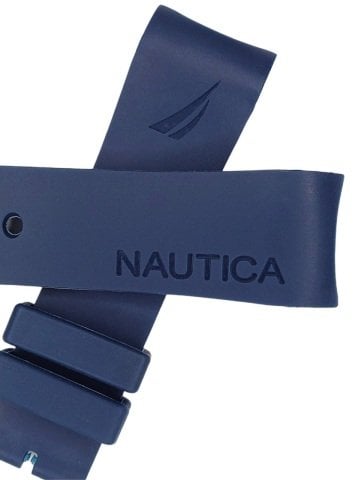 Nautica a12627g Uyumlu Mavi Silikon Saat Kordonu
