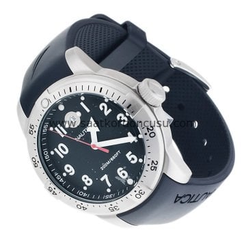 Nautica a13014g Uyumlu Siyah Silikon Saat Kordonu