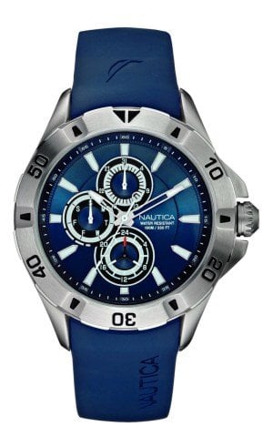 Nautica a14610g Uyumlu Mavi Silikon Saat Kordonu