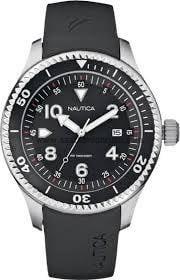Nautica a14556g Uyumlu Siyah Silikon Saat Kordonu