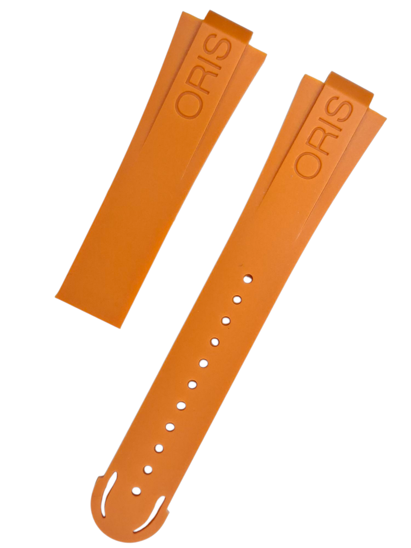 Oris Aquis Modeli 23mm Turuncu Silikon Saat Kordonu
