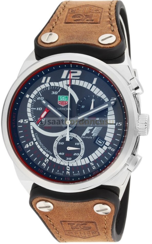 Tag Heuer West Mc Laren Mavi Süet Deri Saat Kordonu