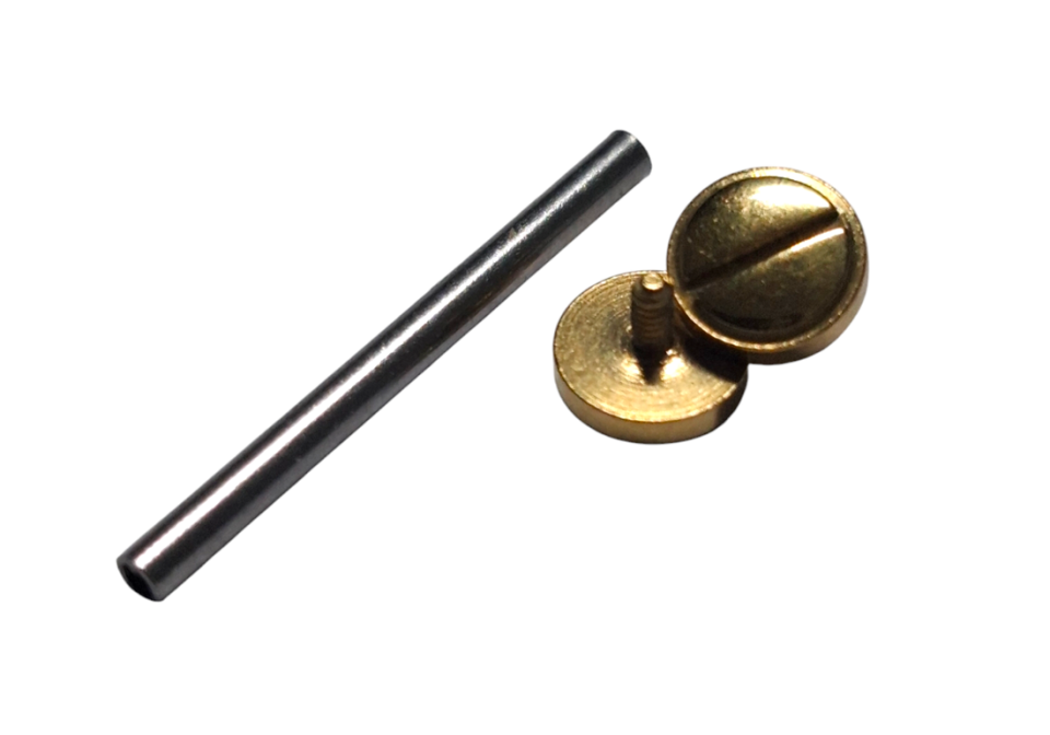 Versace 22mm Genişlikte Gold Renk Deri Kordon Pimi