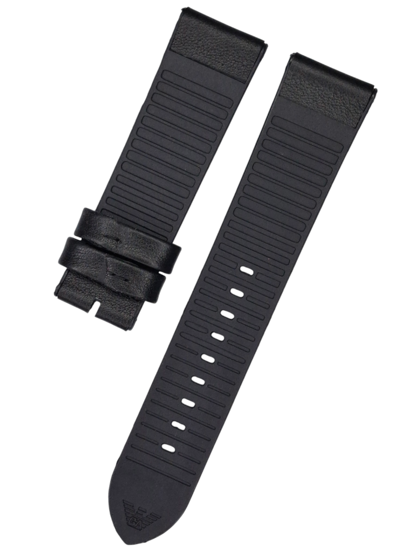 Emporio Armani Ar1970 Uyumlu Siyah Deri Saat Kordonu