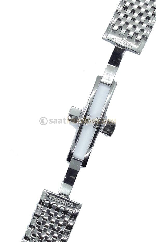 Longines Uyumlu 18mm Çelik Renk Metal Saat Kordonu