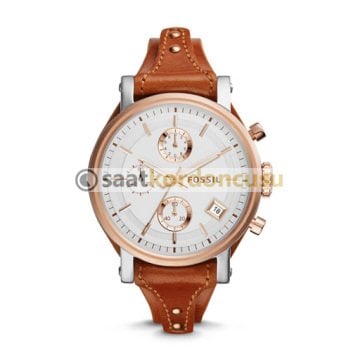 Fossil es3837 Uyumlu Kahverenk Deri Saat Kordonu