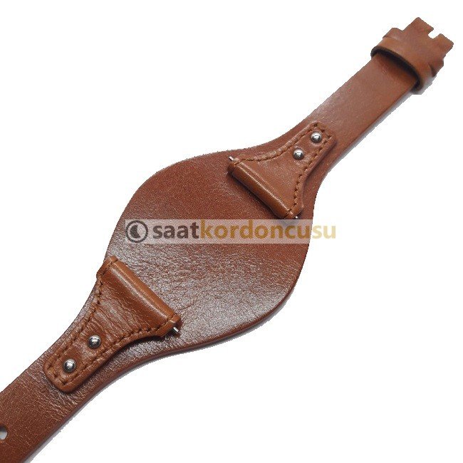 Fossil es3837 Uyumlu Kahverenk Deri Saat Kordonu