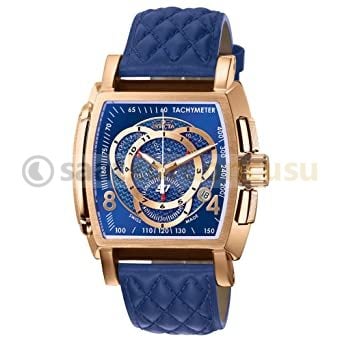 invicta S1 Rally 5661 Uyumlu Mavi Deri Saat Kordonu
