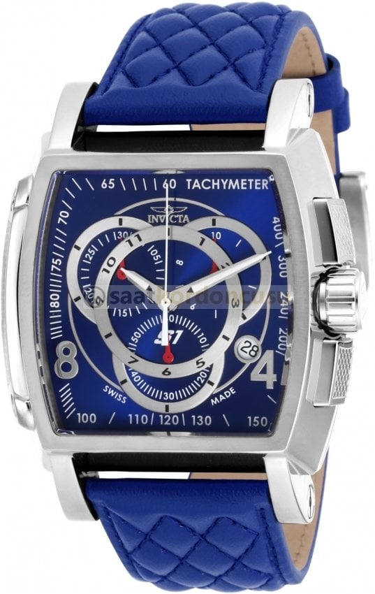 invicta S1 Rally 17007 Uyumlu Mavi Deri Saat Kordonu