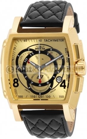 invicta S1 Rally 15794 Uyumlu Siyah Deri Saat Kordonu