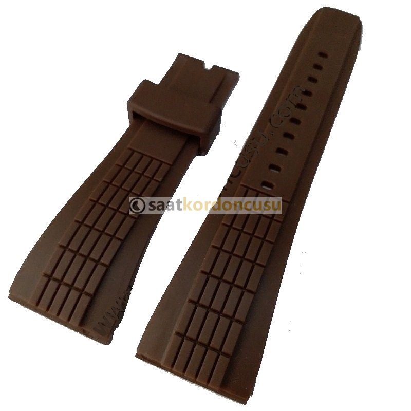 Seiko Velatura Modeli Kahverenk Silikon Kordon KAHVE