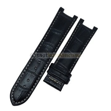 Guess collection 31000g2 Siyah Deri Saat Kordonu