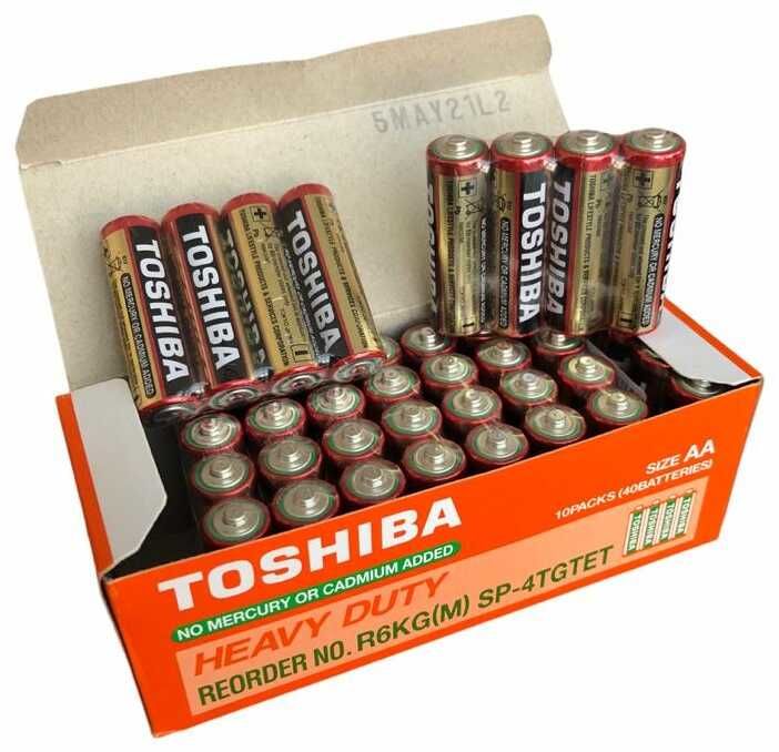Toshiba 40 Adet AA Kalem Pil