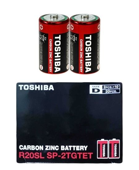 Toshiba 20 Adet R20 Büyük Pil