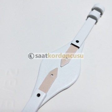 FOSSİL es3265 Uyumlu Beyaz Deri Kordon