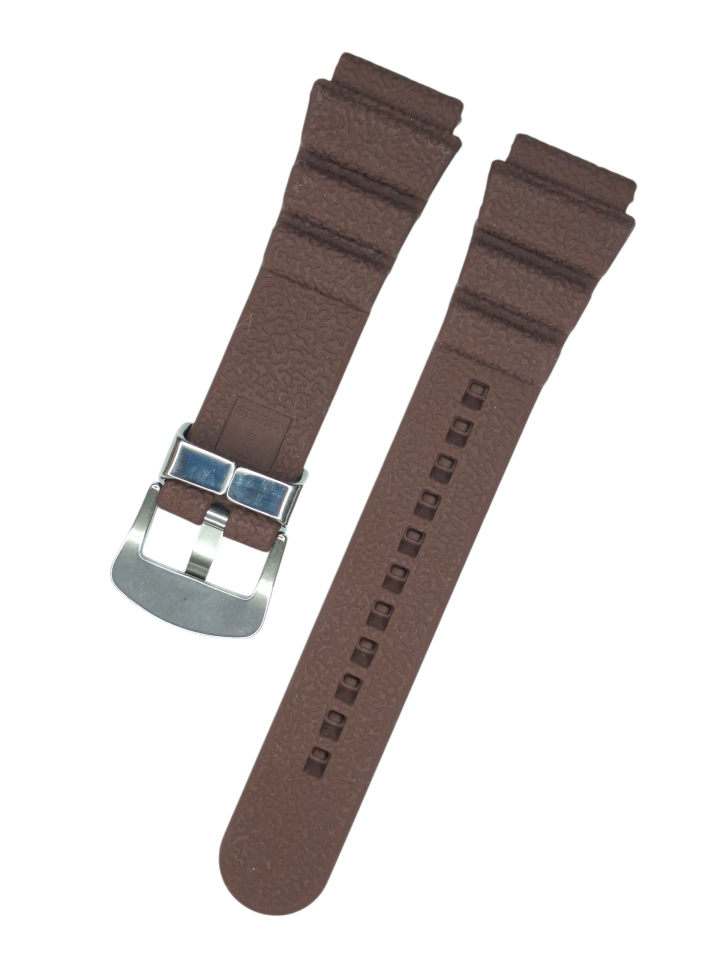 Seiko Prospex Model 22mm kahverenk Silikon Saat Kordonu