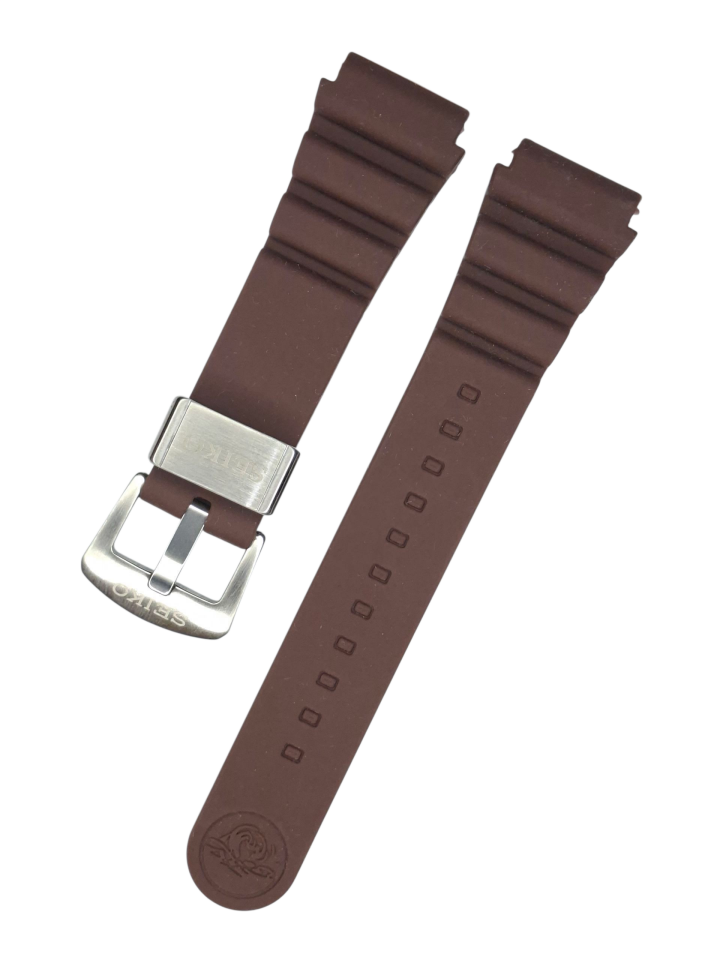 Seiko Prospex Model 22mm kahverenk Silikon Saat Kordonu