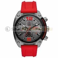 Diesel dz4481 Uyumlu 24mm Kırmızı Silikon Saat Kordonu